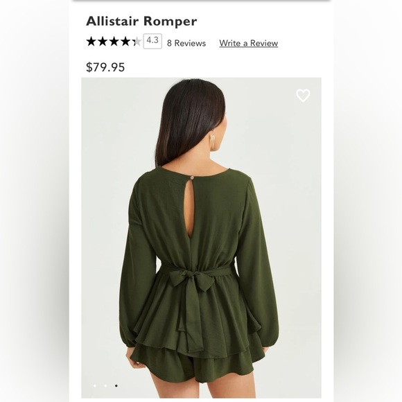 Altar’s State NWT romper Medium - Picture 2 of 7
